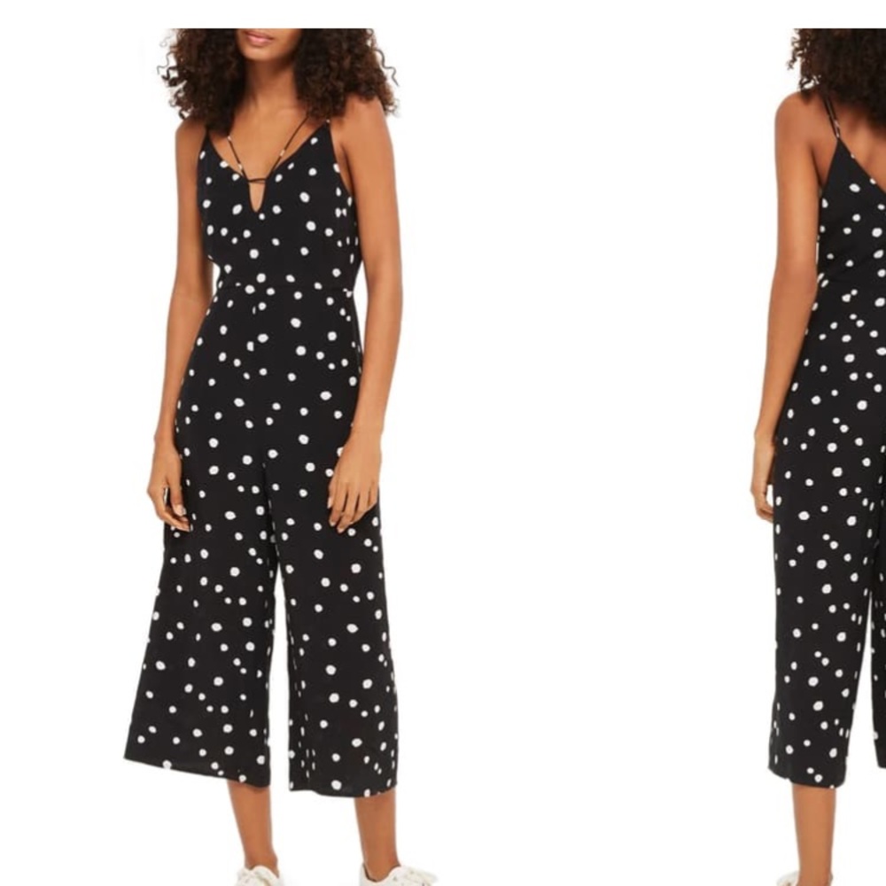 TopShop polka dot jumpsuit